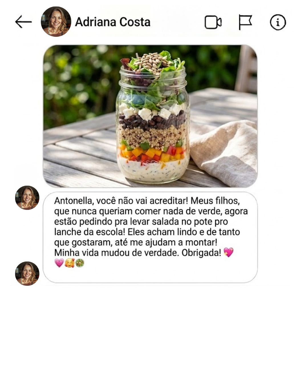 Depoimento de aluna 6
