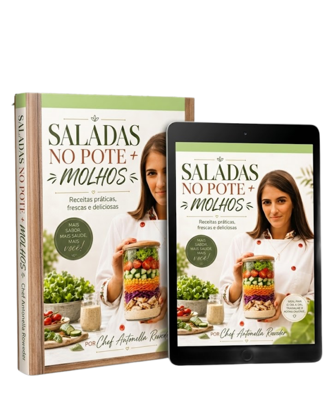 Mockup do material Salada No Pote